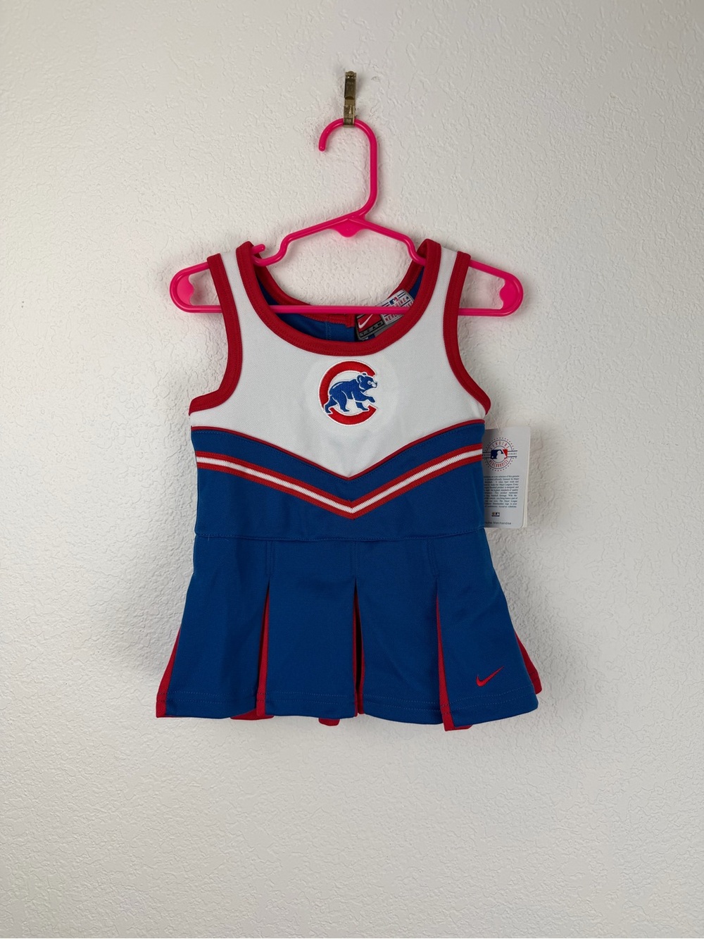 NWT Nike Chicago Cubs Toddler Dress Red White Blue 12m